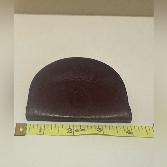 Cartier Coin Pouch Bordeaux Leather - Picture 2 of 8